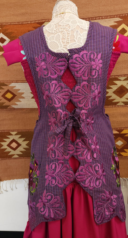 "Lucia" Floral Apron/Mandil M