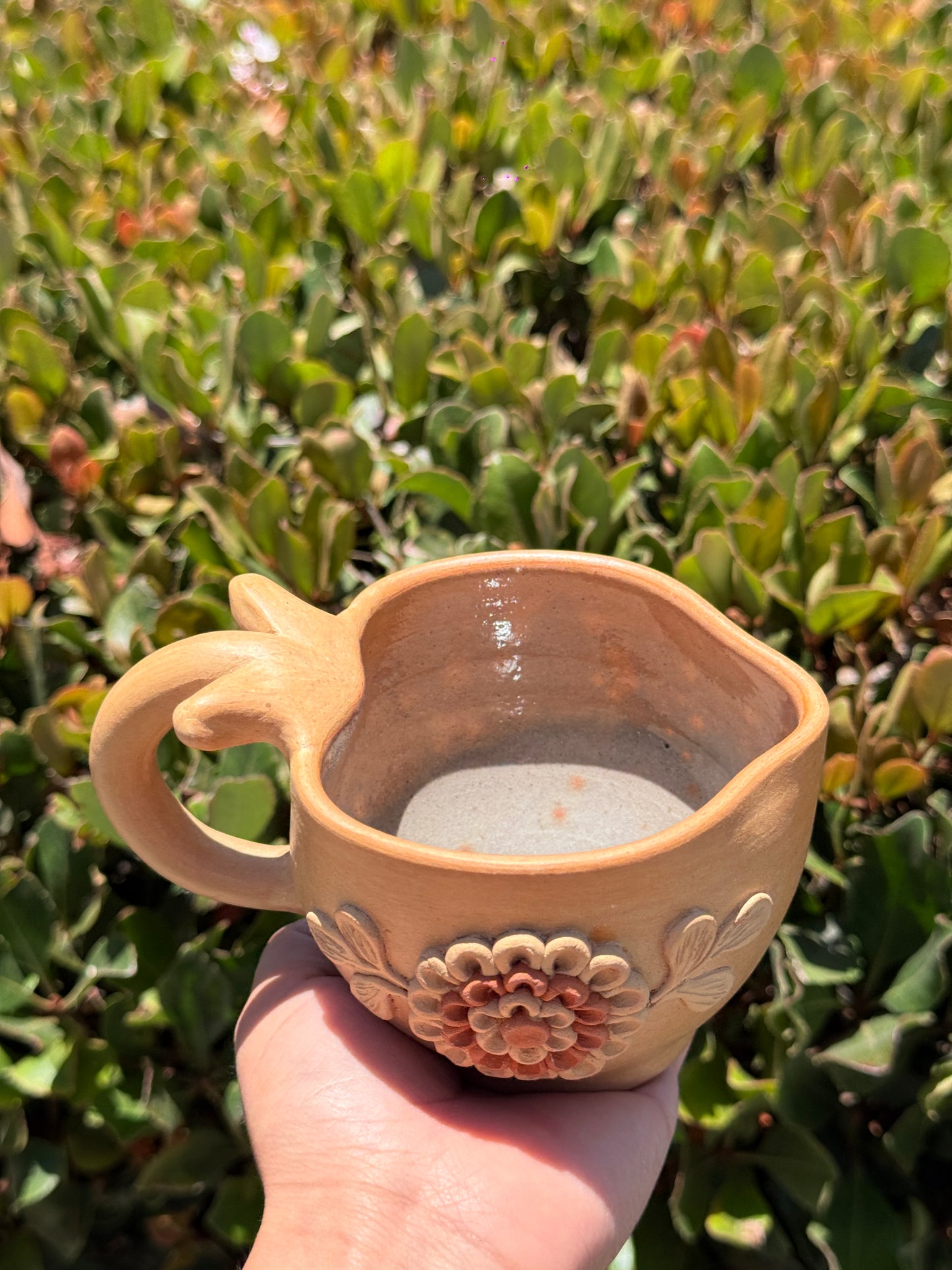 “Maria” Natural Heart Mug