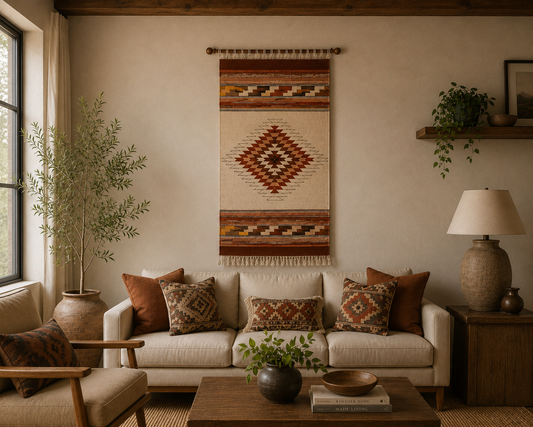 Brown Diamond Rug 5 ft.