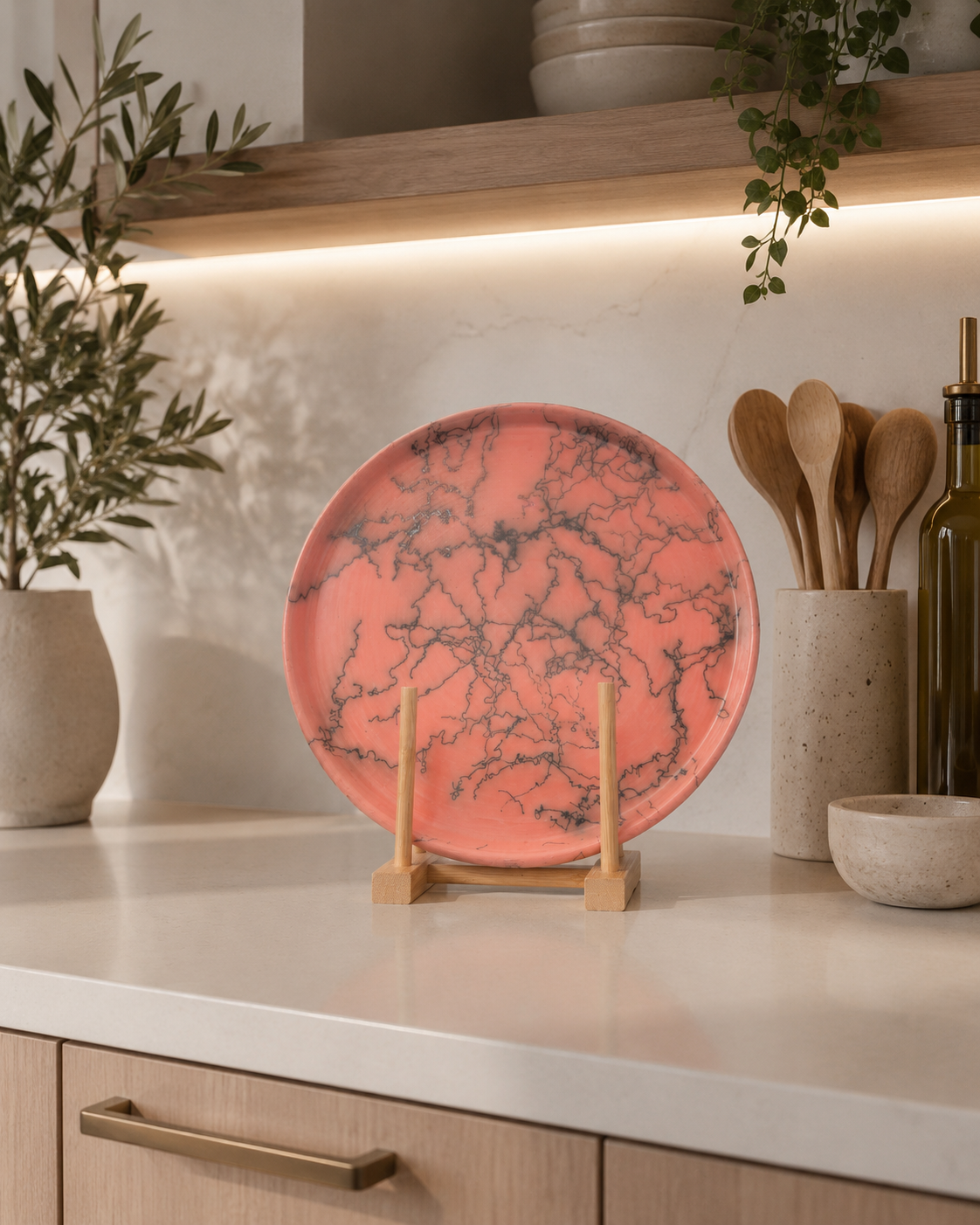 Bigu Salad Size Blush Plate 10"