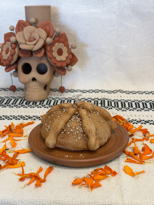 Pan de Muerto Candle “Sesame Seed”