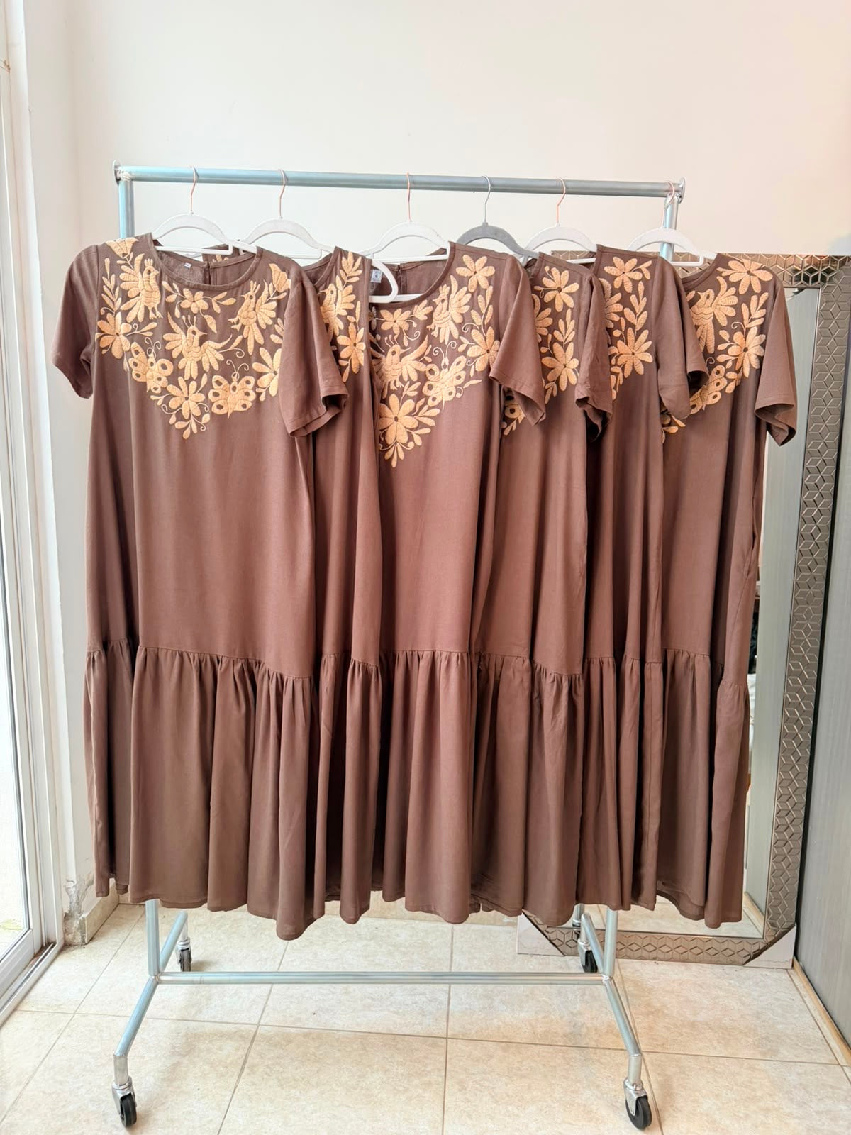 Otomí dress - brown