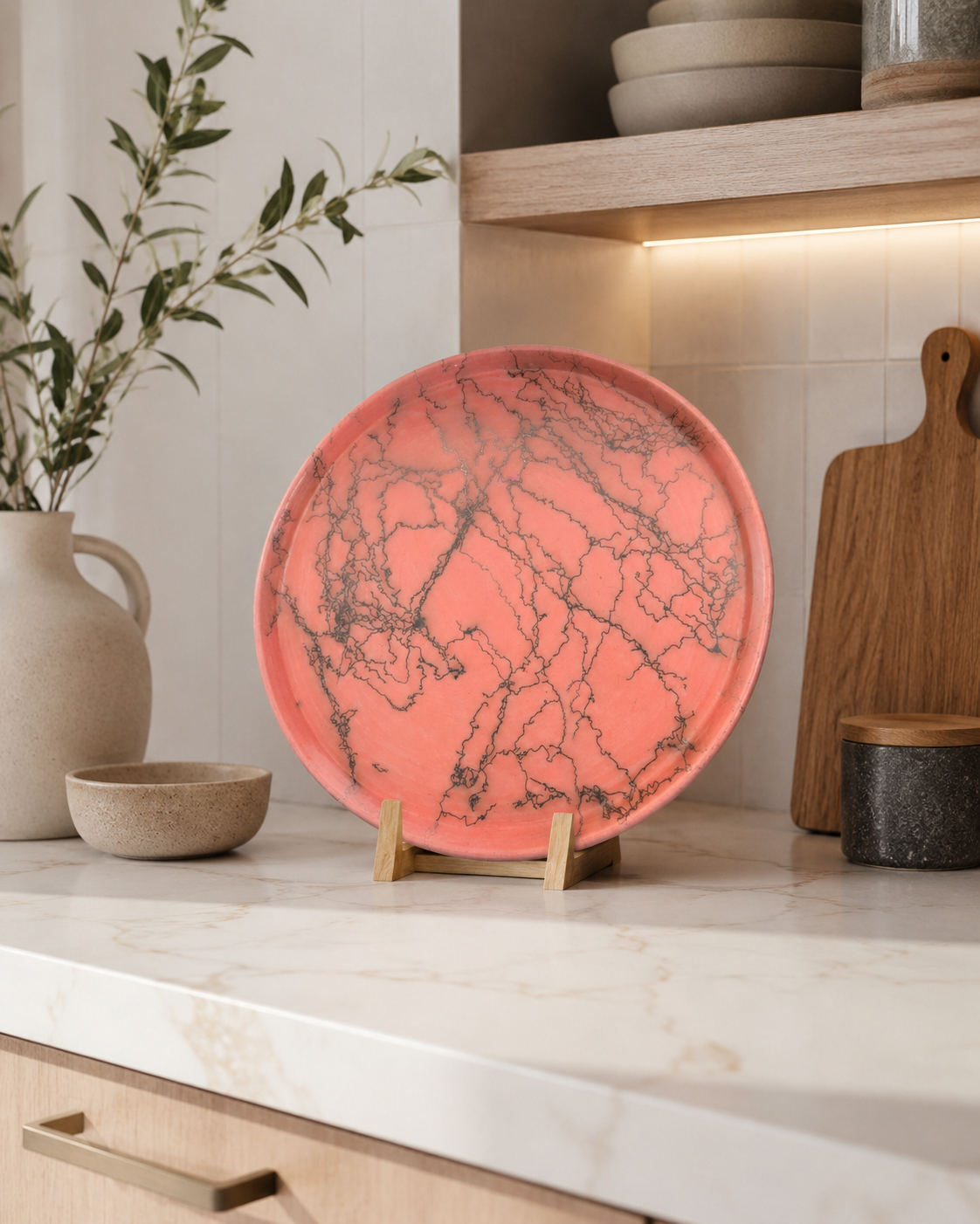 Bigu Diner Size Blush Plate 11.5"