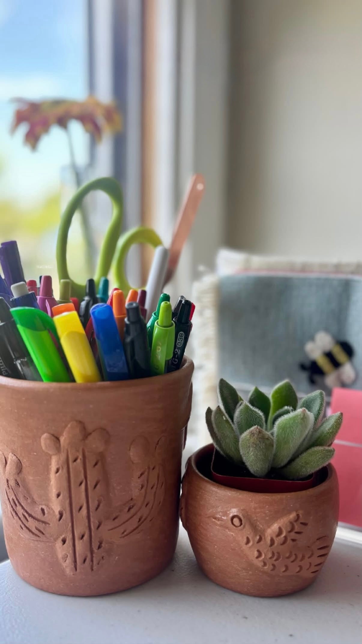 Small Luna Clay Planter