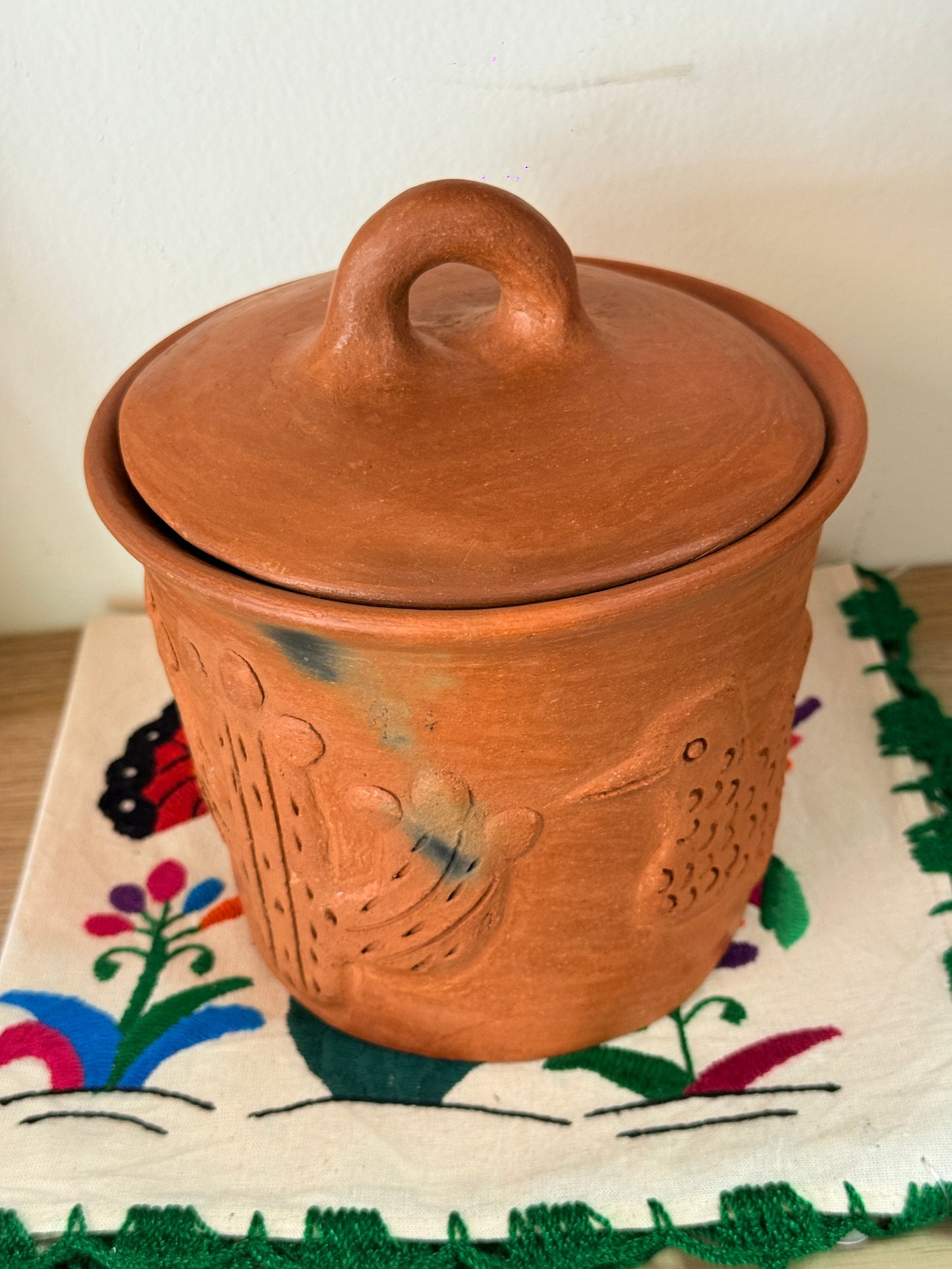 Luna Hummingbird Storage Jar “C”