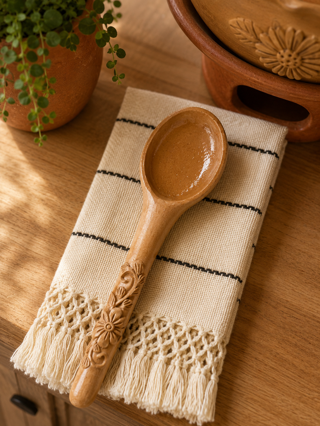 Natural Clay Spoon