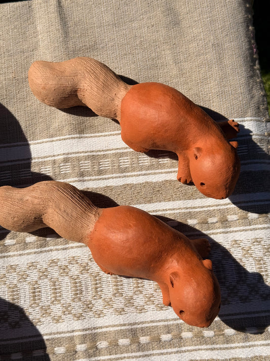 Squirrel “E” decor