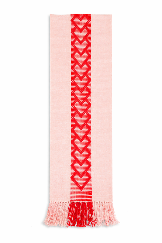 PRE ORDER VALENTINES RED TABLE RUNNER