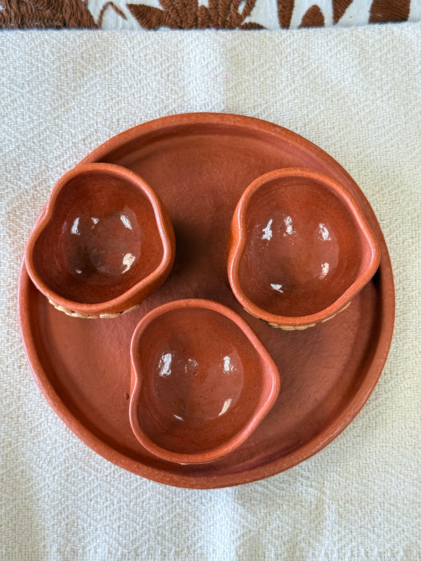Heart Tequilero Set (tequileros+plate)