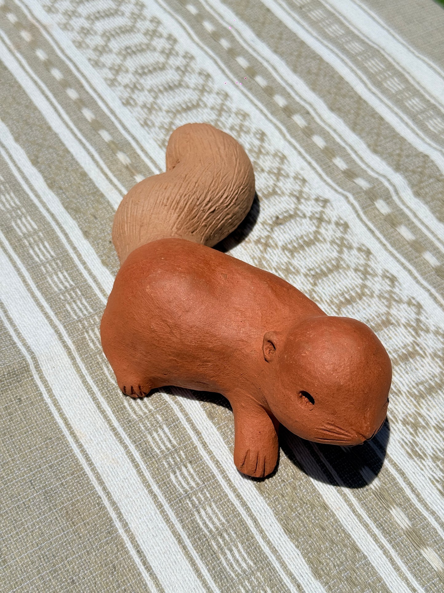 Squirrel “M” Decor