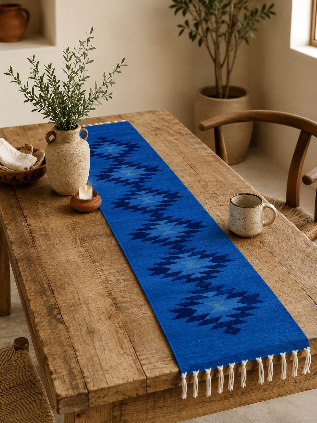 Blue Wool Runner