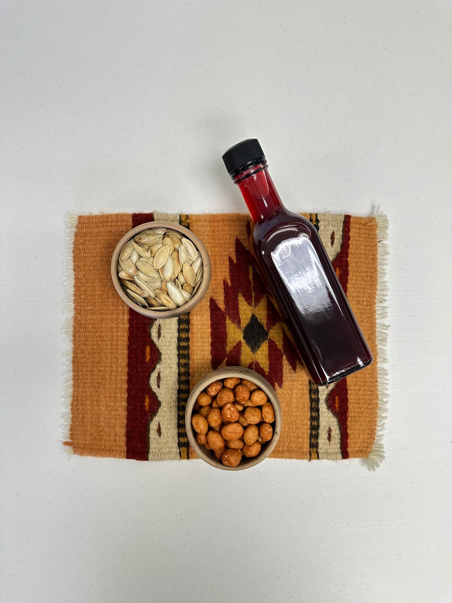 "Evelina" Wool Coaster/Tapetitos