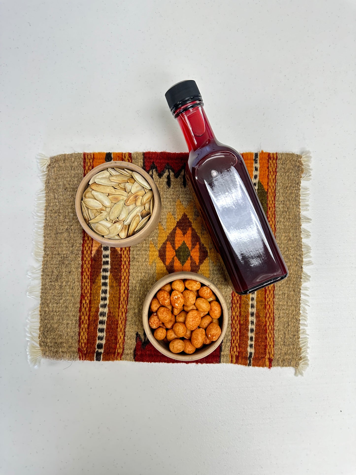 "Octavia" Wool Coaster/Tapetito