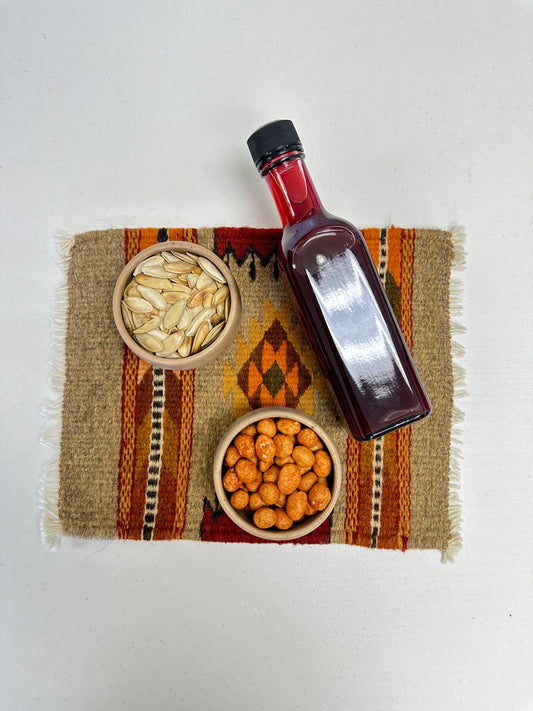 "Octavia" Wool Coaster/Tapetito