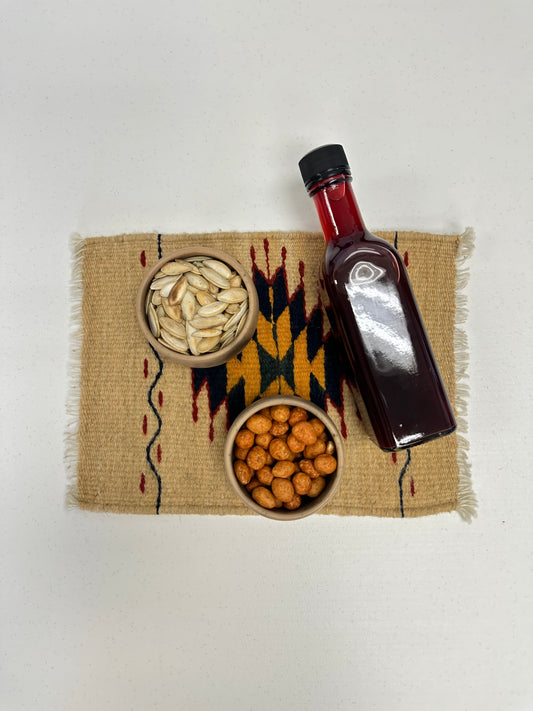 "Marigold" Wool Coaster/Tapetitos