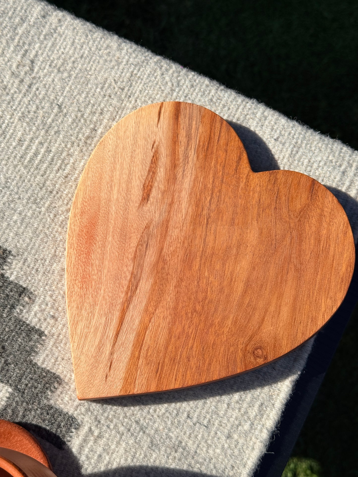 Guamuchil Heart Cutting Board