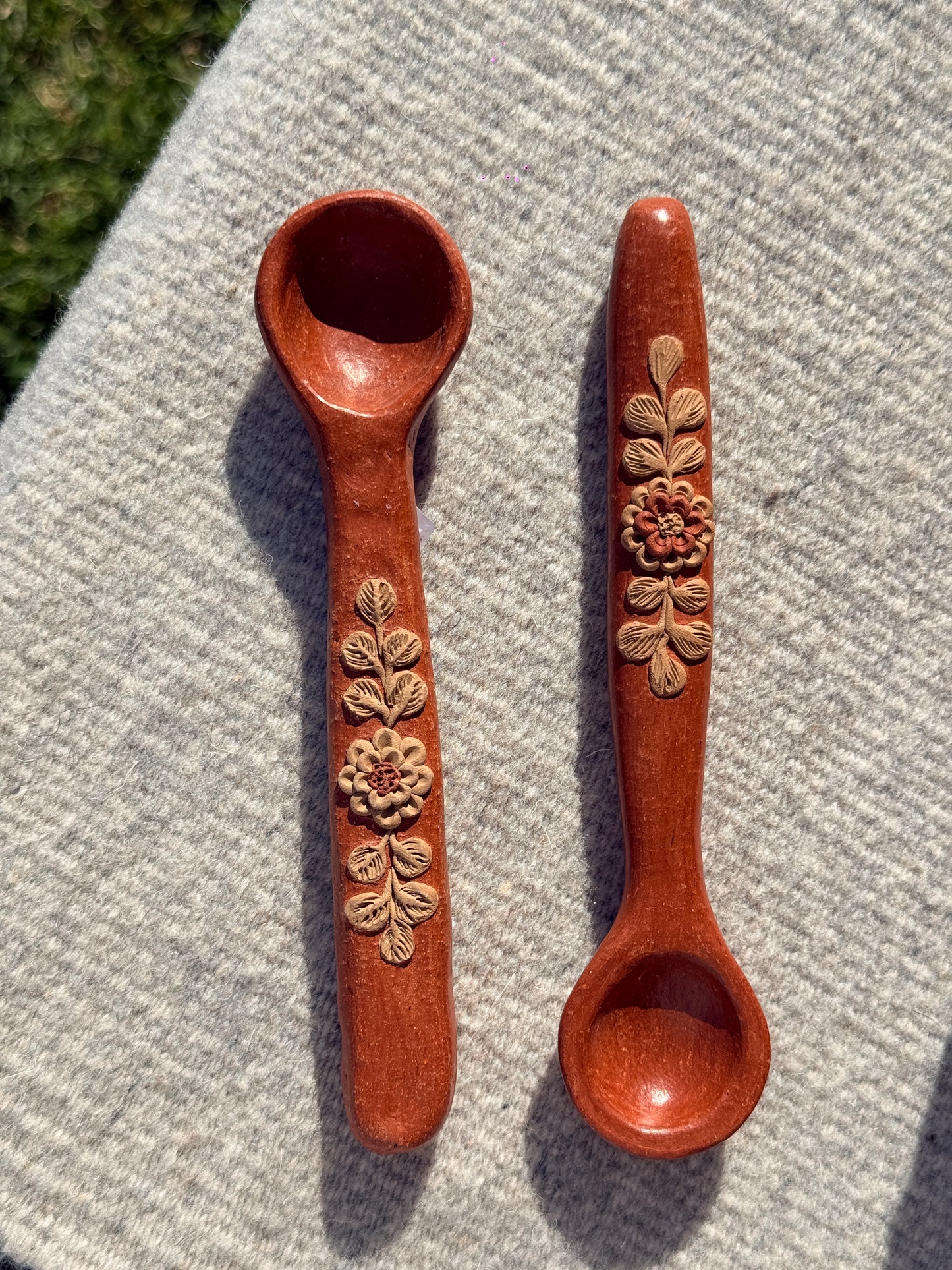 Red - Filigrana spoon/ cuchara