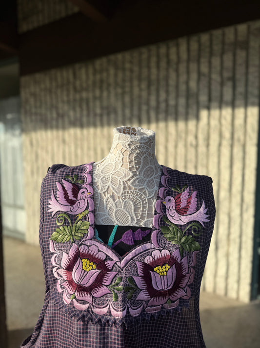 Birdie Flower Apron/Mandil 3XL