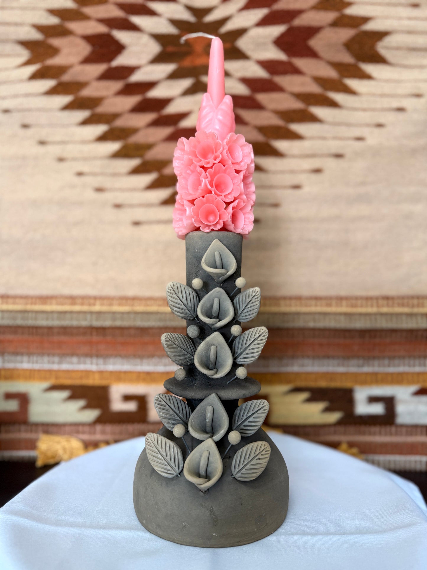 Ahumado Tulip Candle Holder