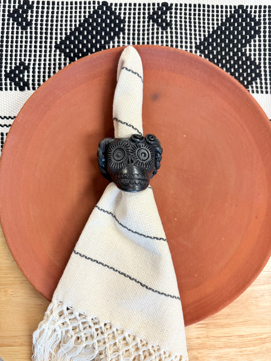 Natural with Black Stripes Servilleta