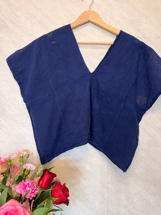 Crop Top Royal Blue