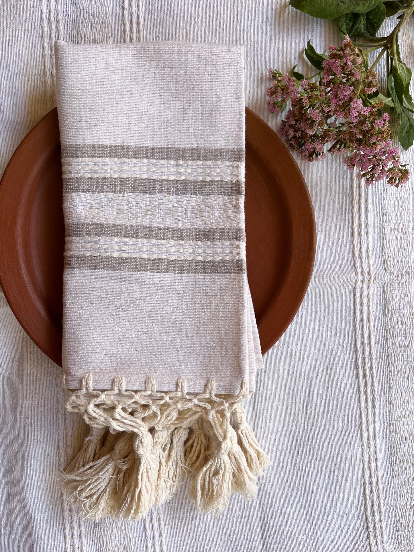 Avena hand towel / Neutral napkin