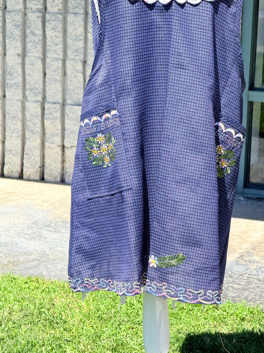 Cobalt Blue Apron/Mandil XL