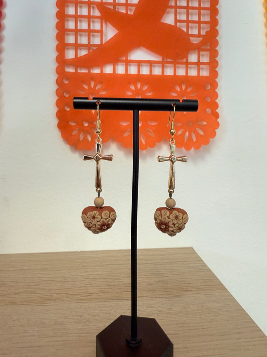 Aretes de Corazon Filigrana