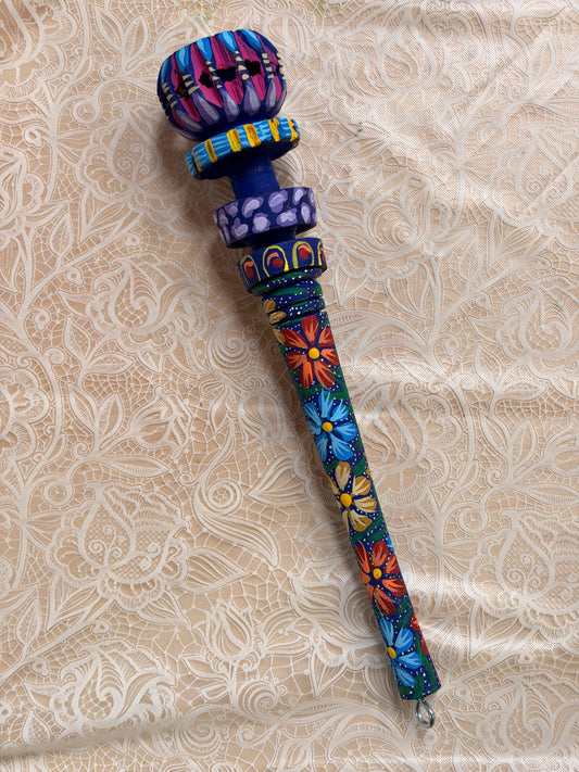Hand-Painted Decorative Molinillo
