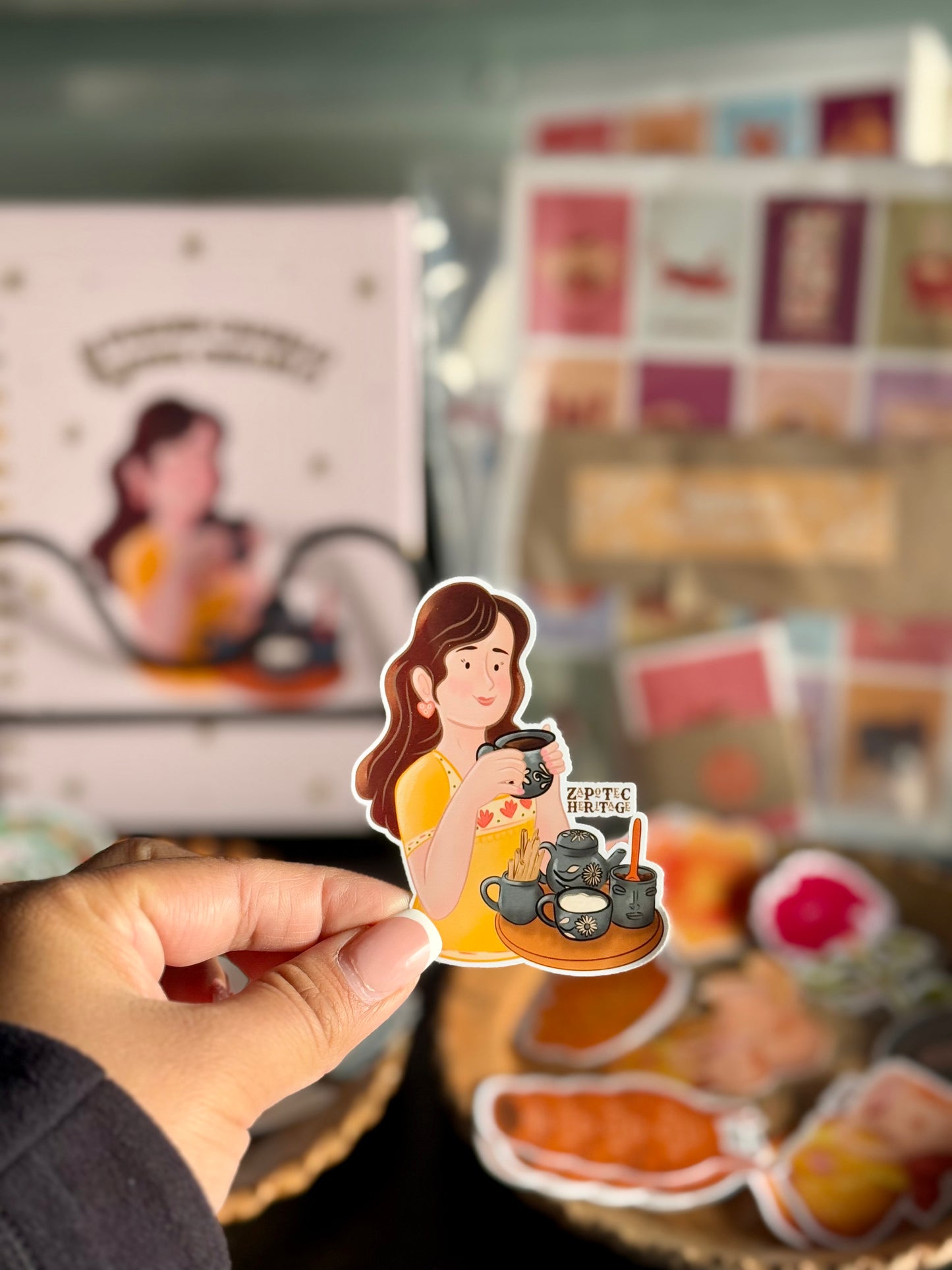 LADY CON AHUMADO COLLECTION STICKER