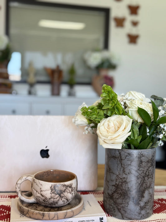 Flower vase - Gray - Casa Antigua