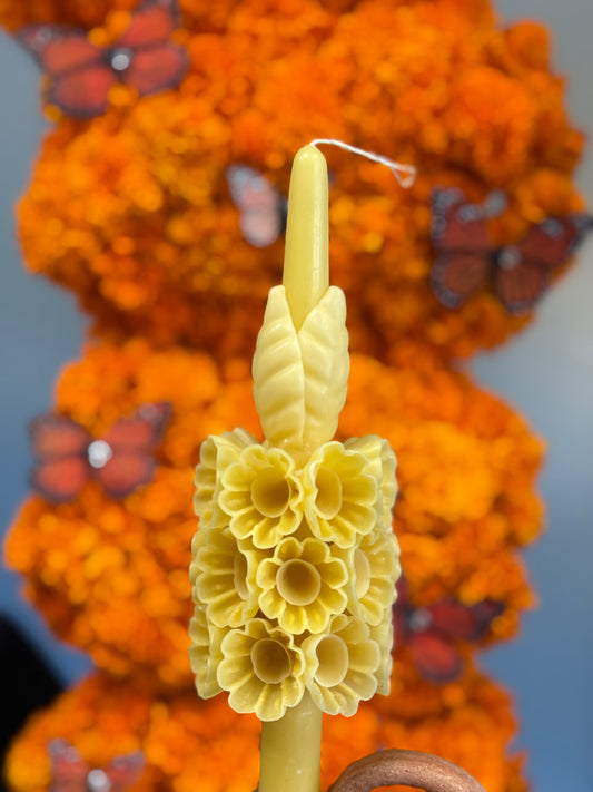 Candil Amarillo Vela/ Candle