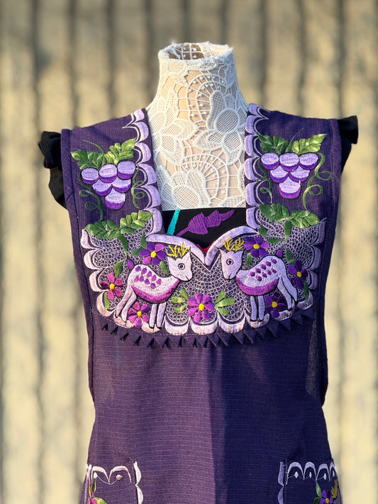 Purple Deer Apron/Mandil L