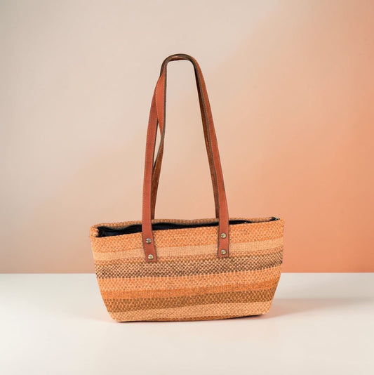Neutral Handwoven bag