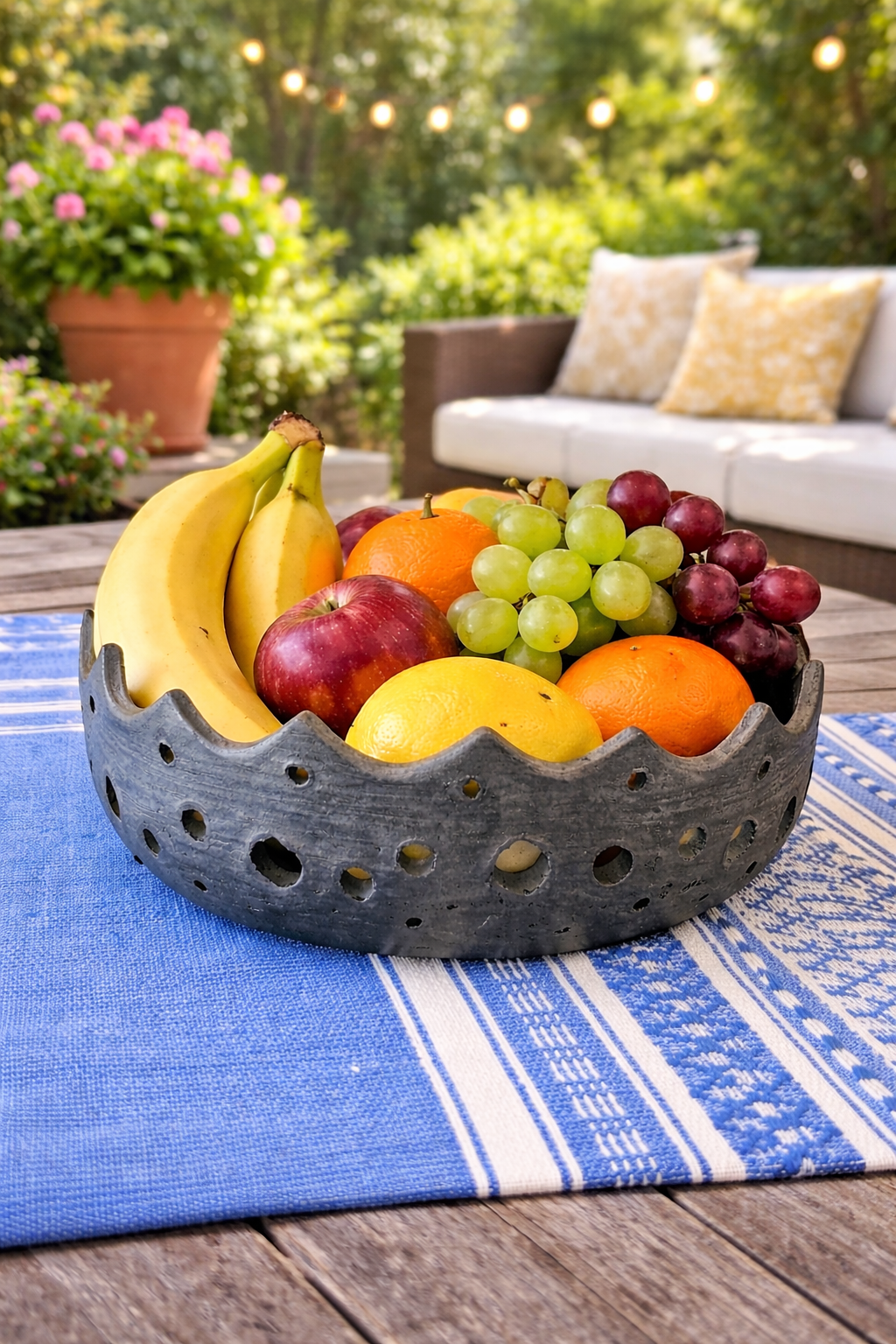 Ahumado Fruit Bowl 9''