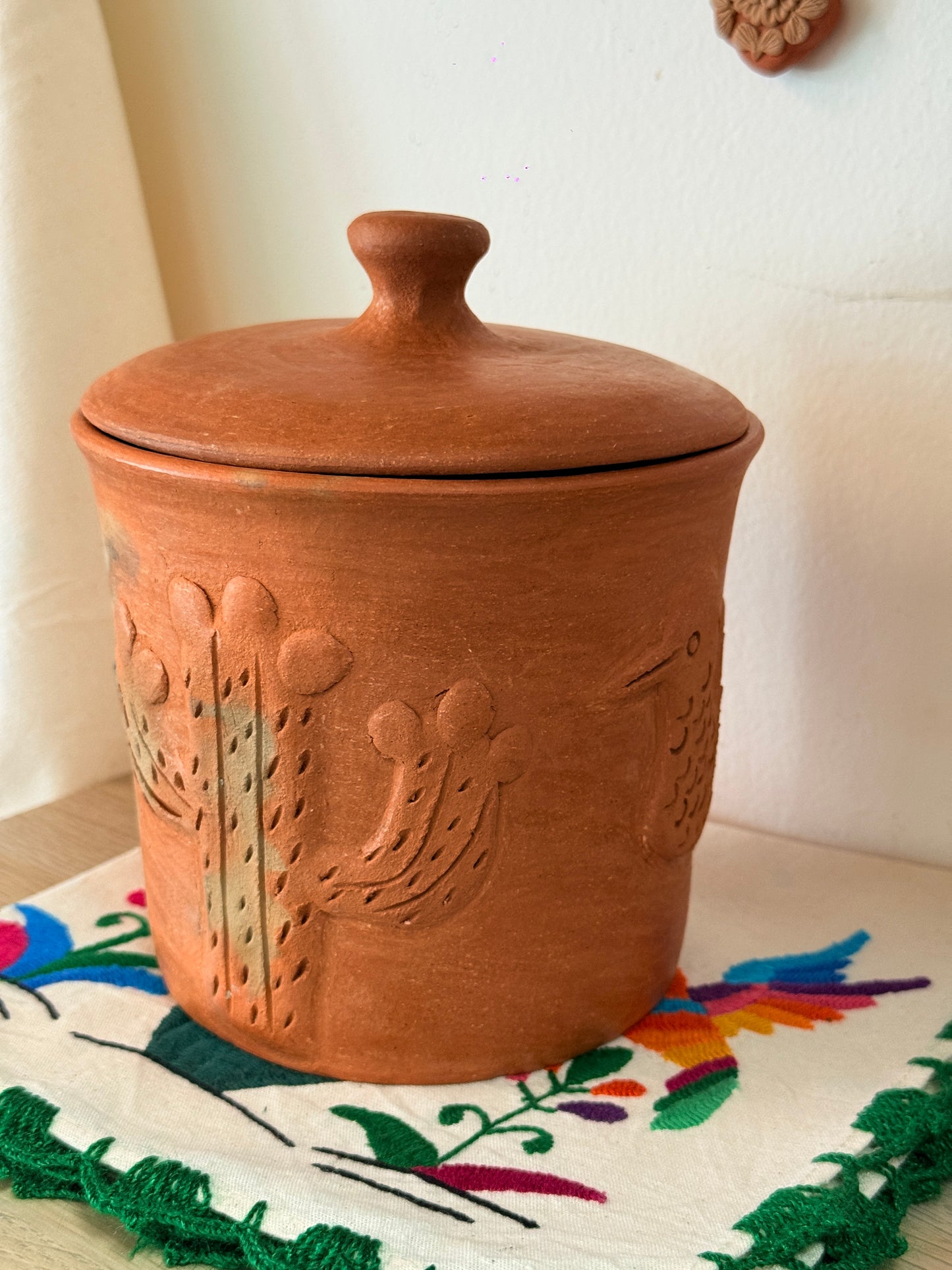 Luna Hummingbird Storage Jar “F”