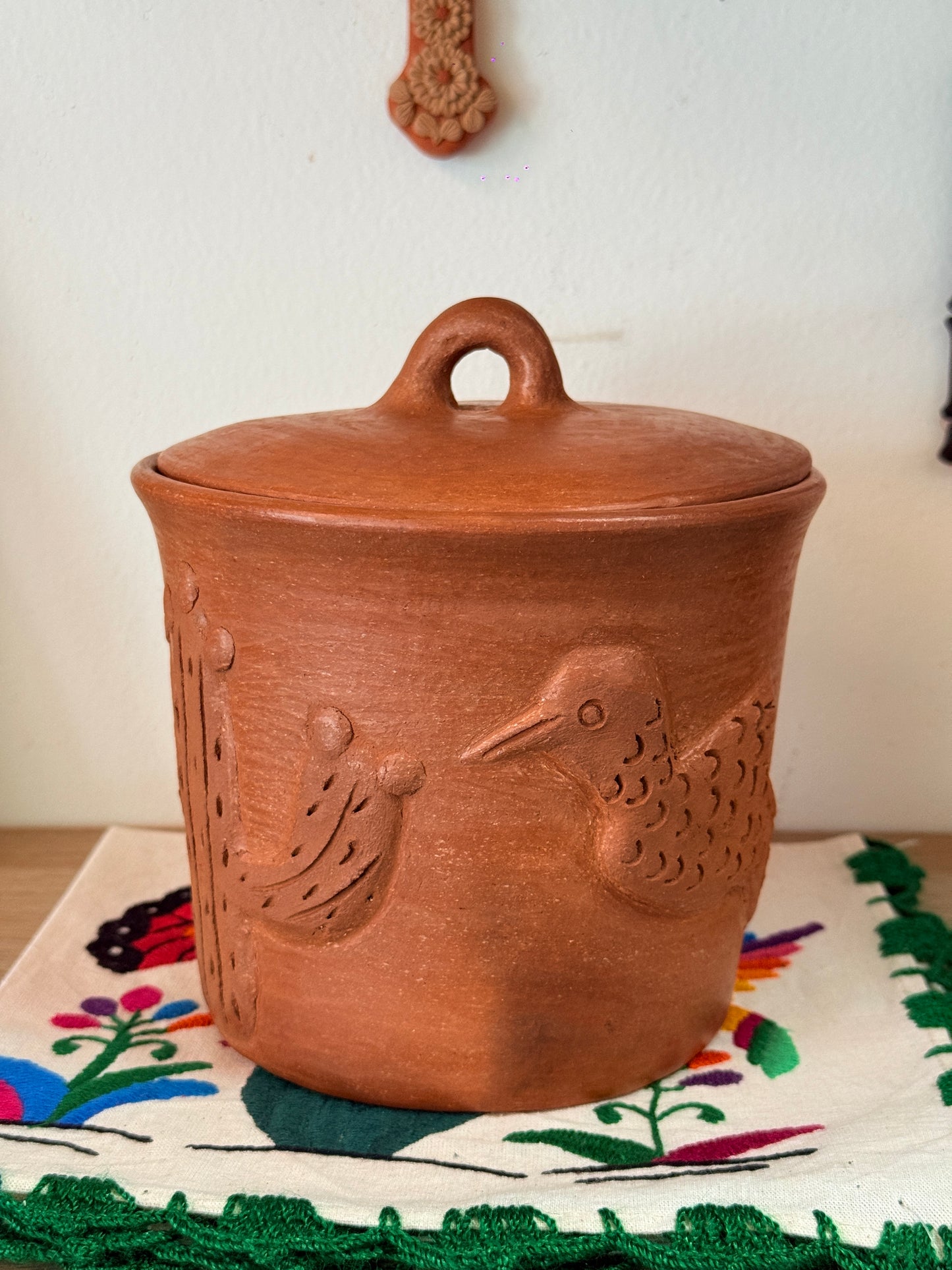 Luna Hummingbird Storage Jar “O”