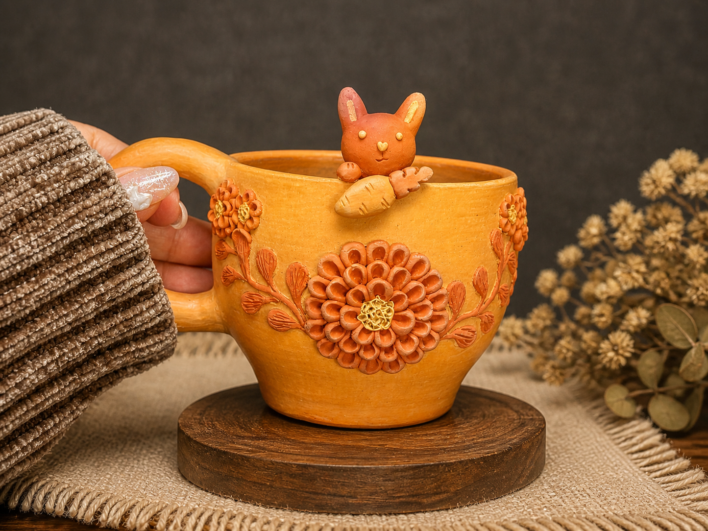 Bunny Mug Natural