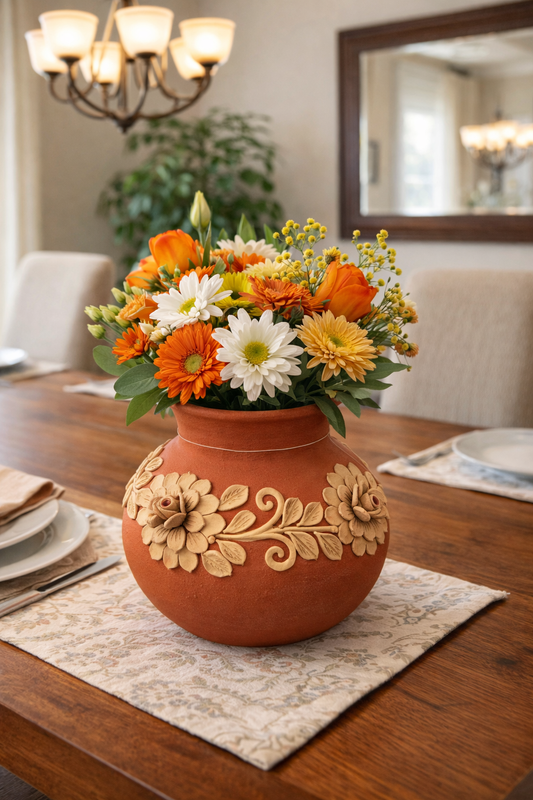 Florero Bordado 7.5"