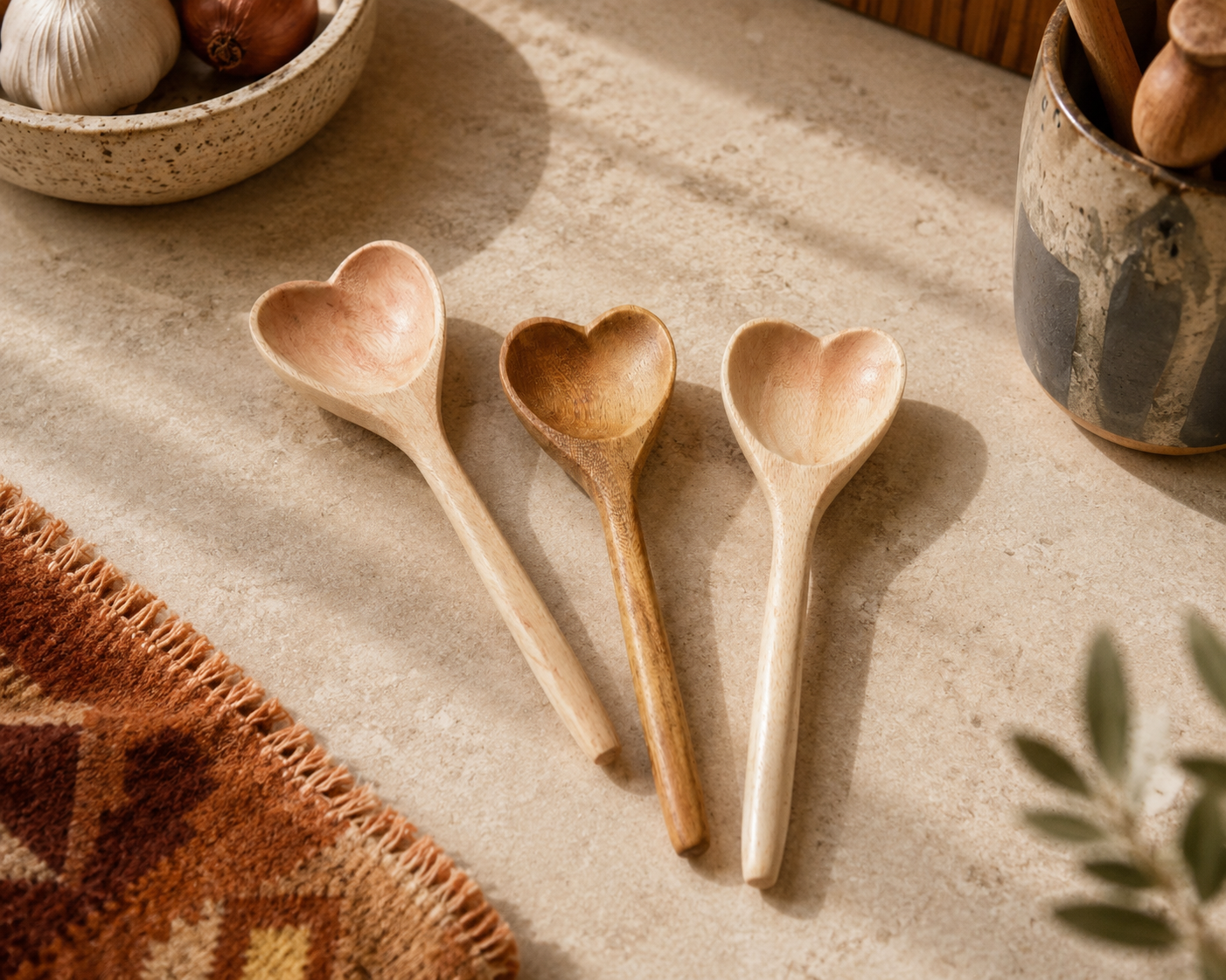 Guamuchil Heart Spoon