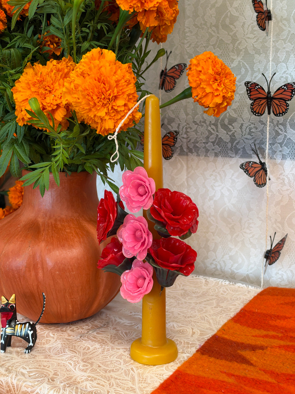 Flor Candle 10.5”