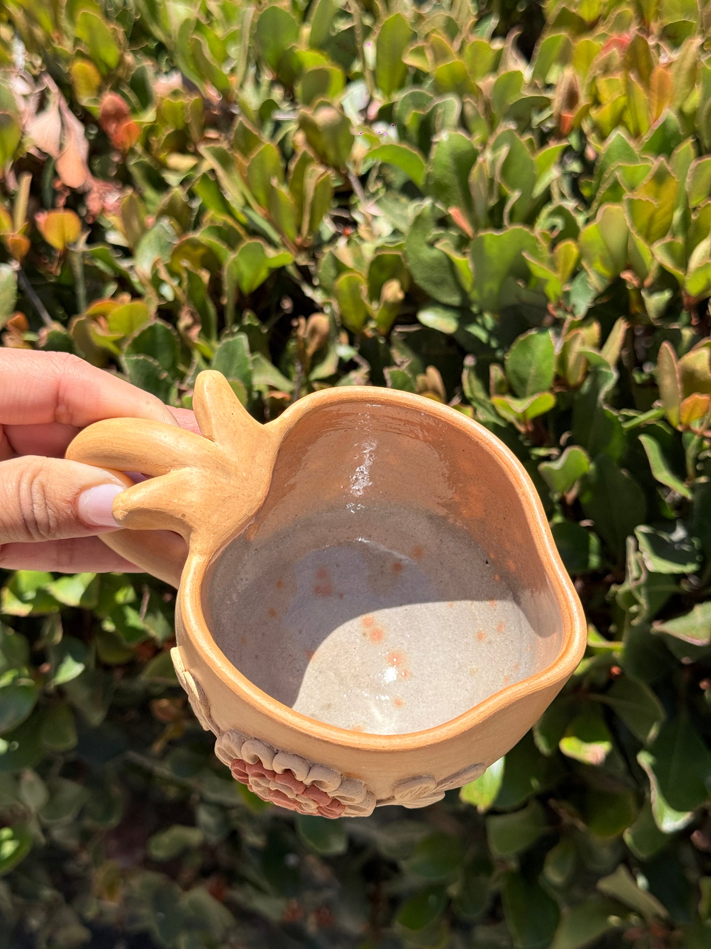 “Maria” Natural Heart Mug