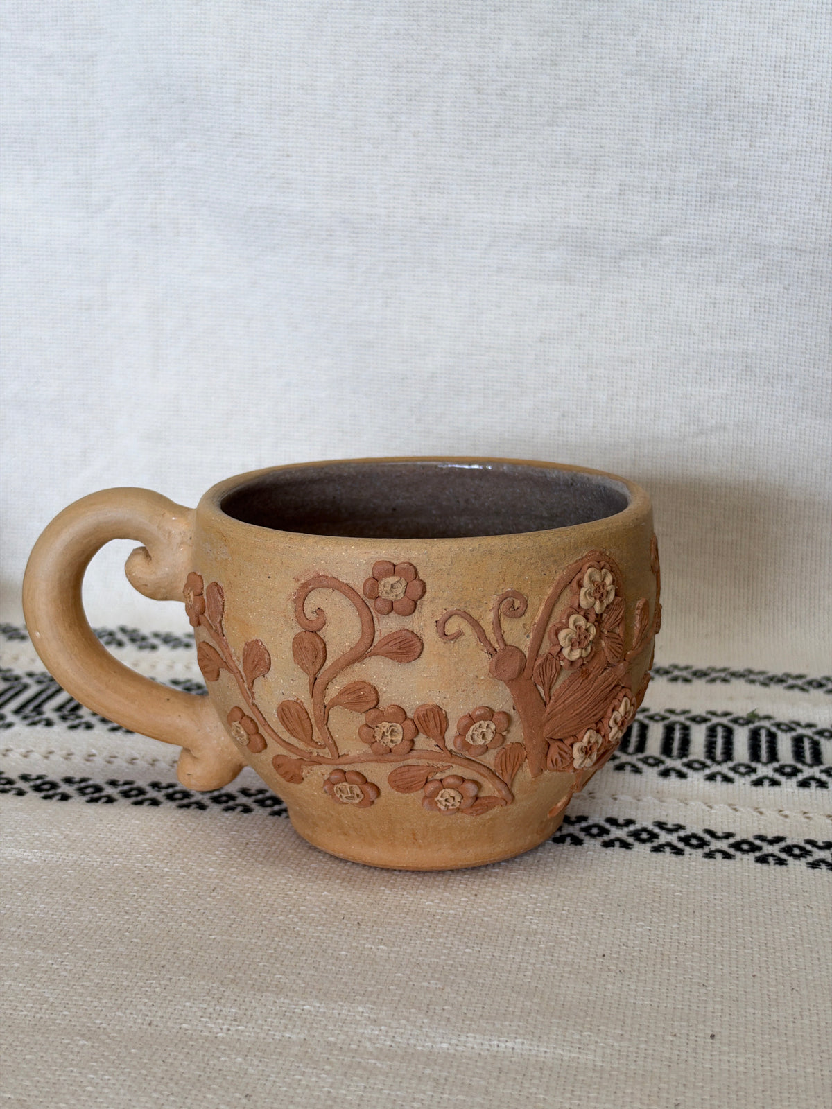 Filigrana Butterfly Natural Mug