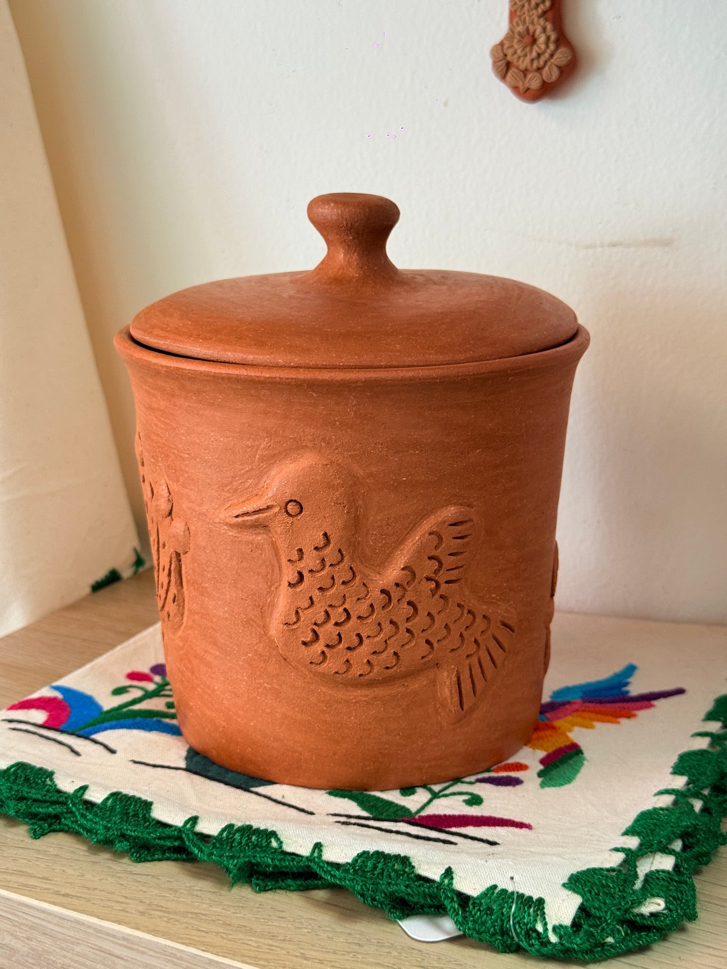 Luna Hummingbird Storage Jar “F”