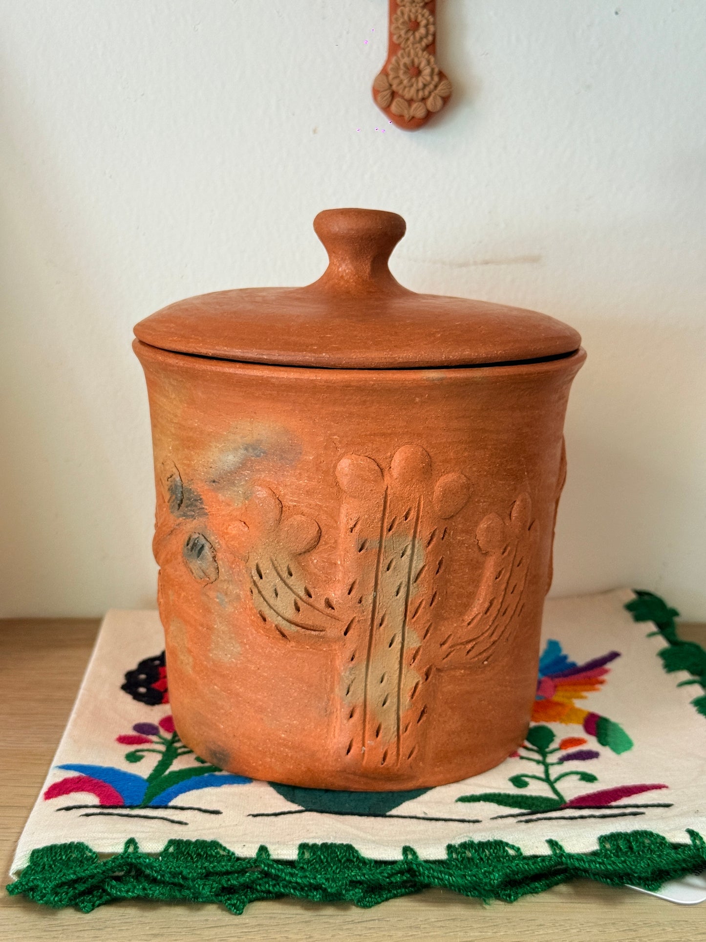 Luna Hummingbird Storage Jar “F”