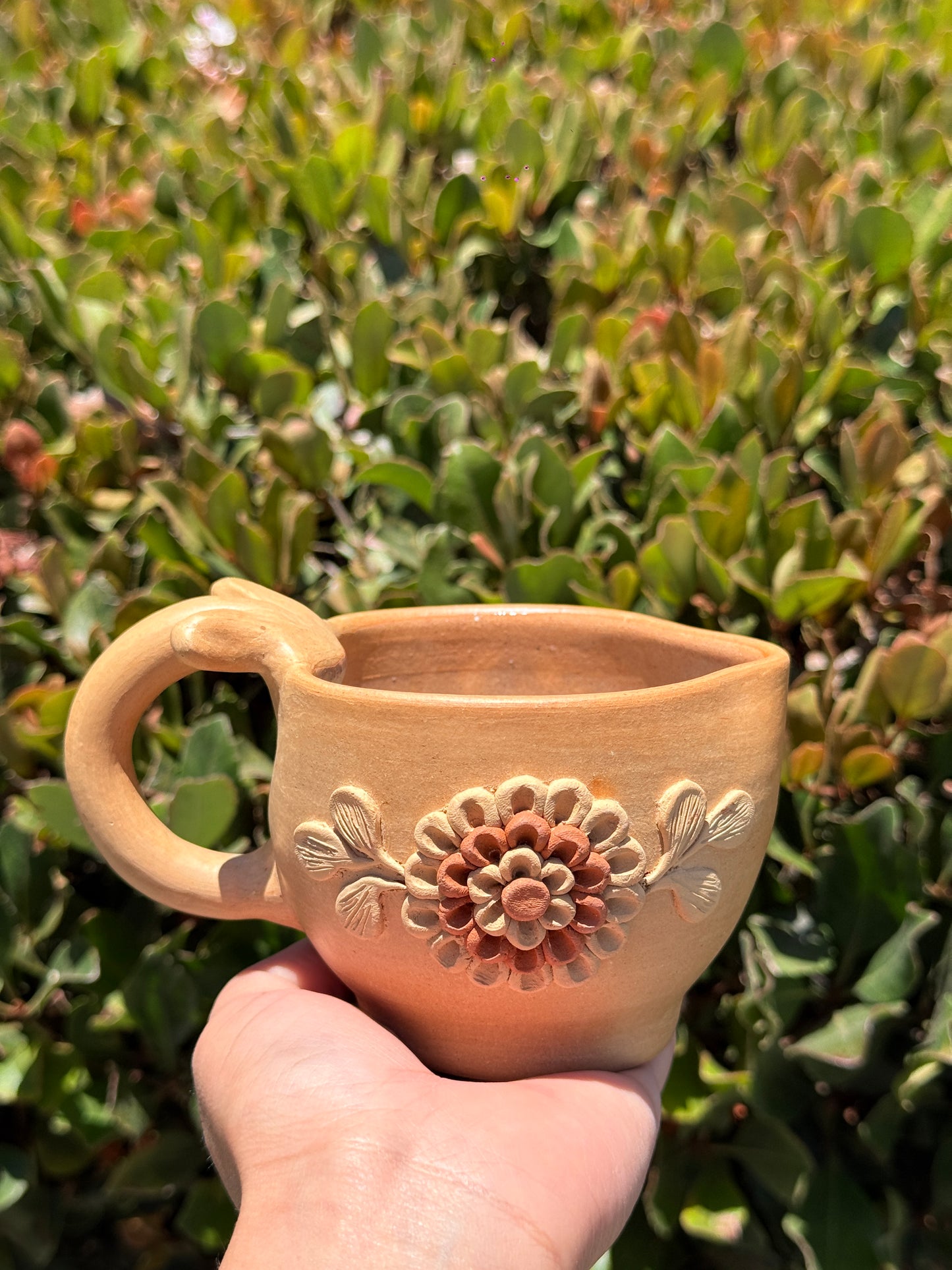 “Maria” Natural Heart Mug