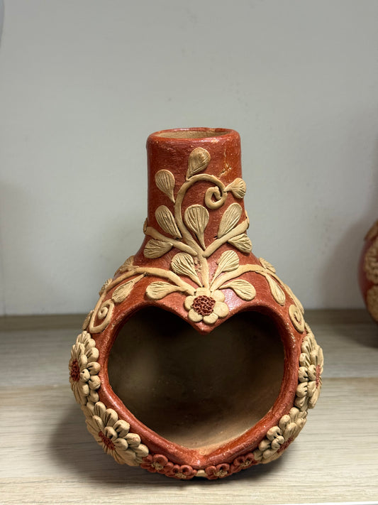 Chimney “Zara” filigrana / 6” Chimenea de Barro