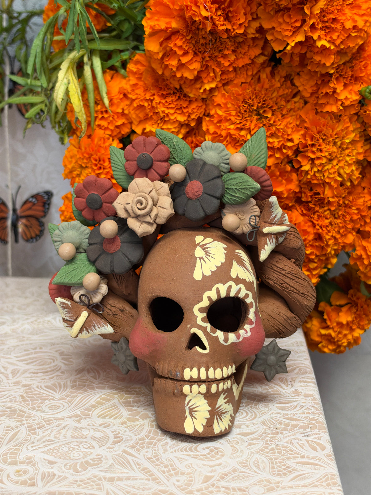Calavera Half Painted