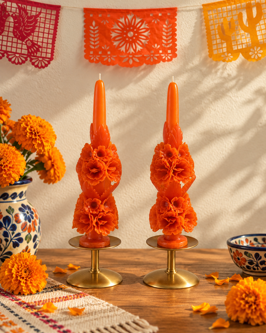 ORANGE 11.5" Candle