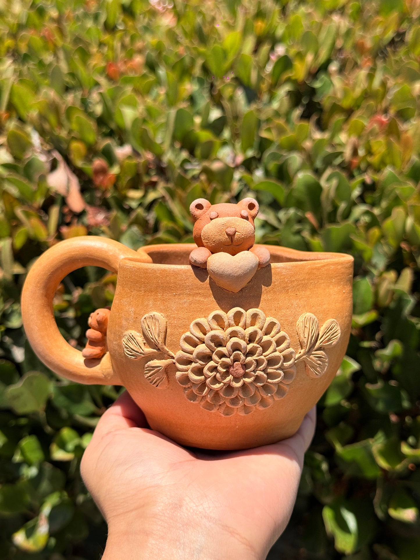 “Emily” Natural Flower Mug